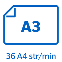 rýchlosť 45 strán A4/min