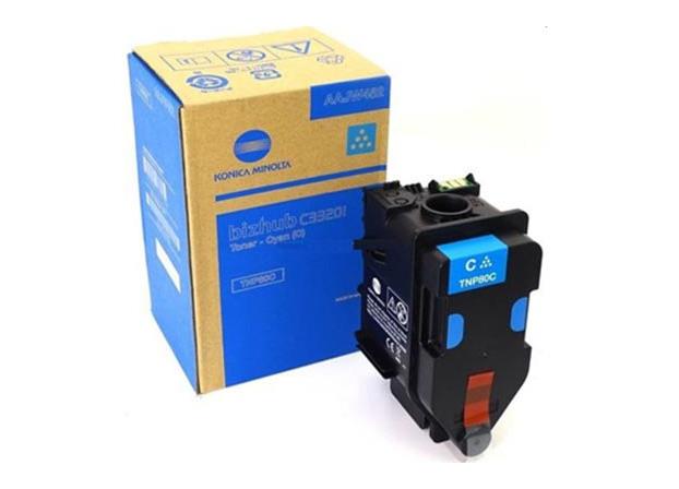 Toner azúrový TNP80C pre Konica Minolta bizhub C3320i (9000 strán)