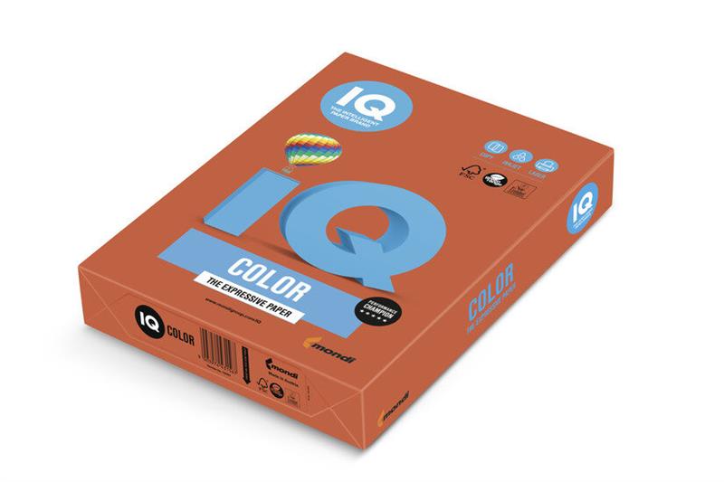 Papier IQ color tehlovočervený A3 80g