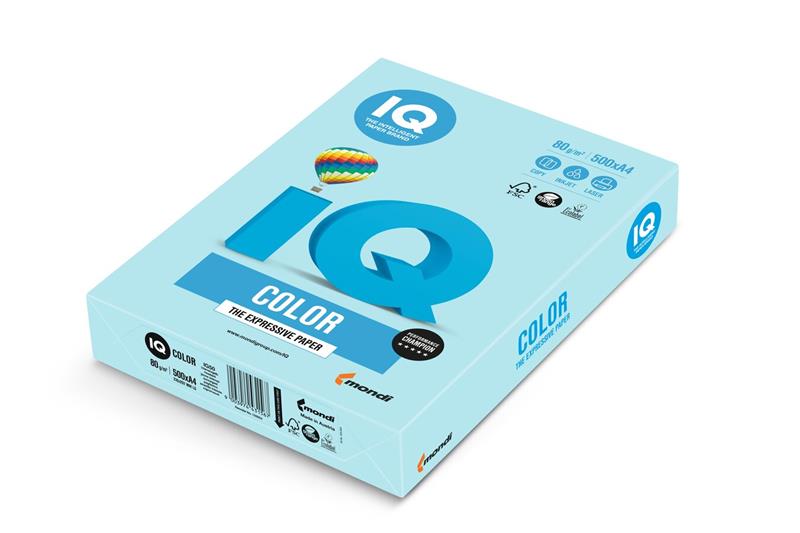 Papier IQ color A3 80g strednemodrý