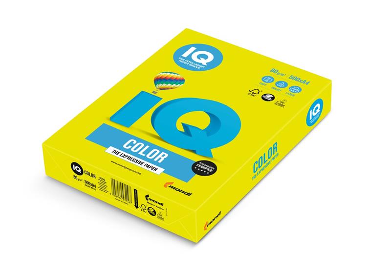 Papier IQ color A3 80g neónovožltý