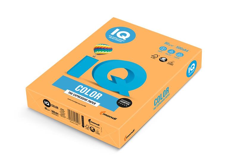 Papier IQ color A3 80g neónovooranžový