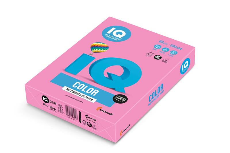 Papier IQ color A4 80g neónovoružový