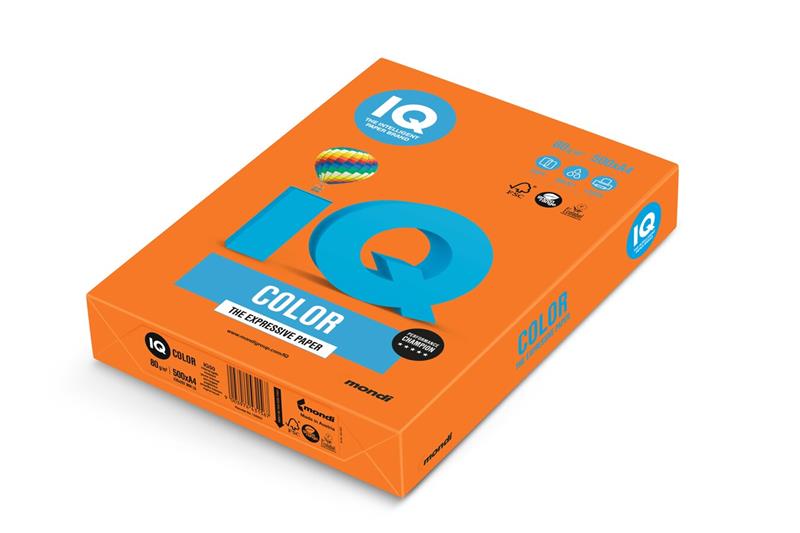 Papier IQ color A3 80g oranžový