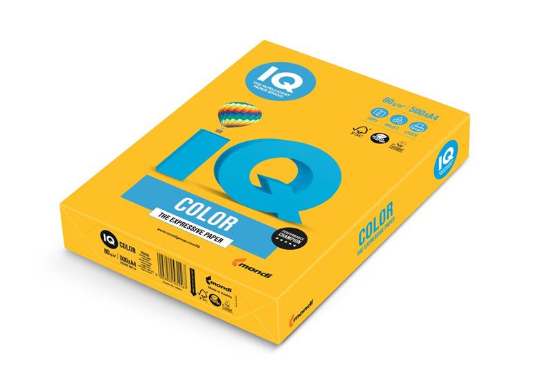 Papier IQ color A3 80g zlatožltý