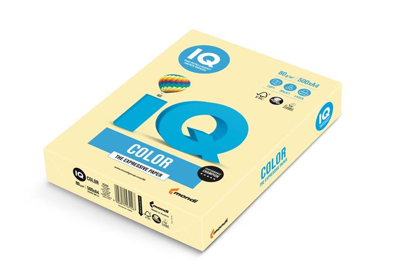 Papier IQ color A4 160g citrónovožltý