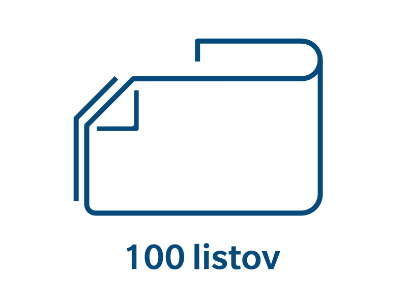 Bannerový papier biely 1200x297 mm 160g - 100 hárkov