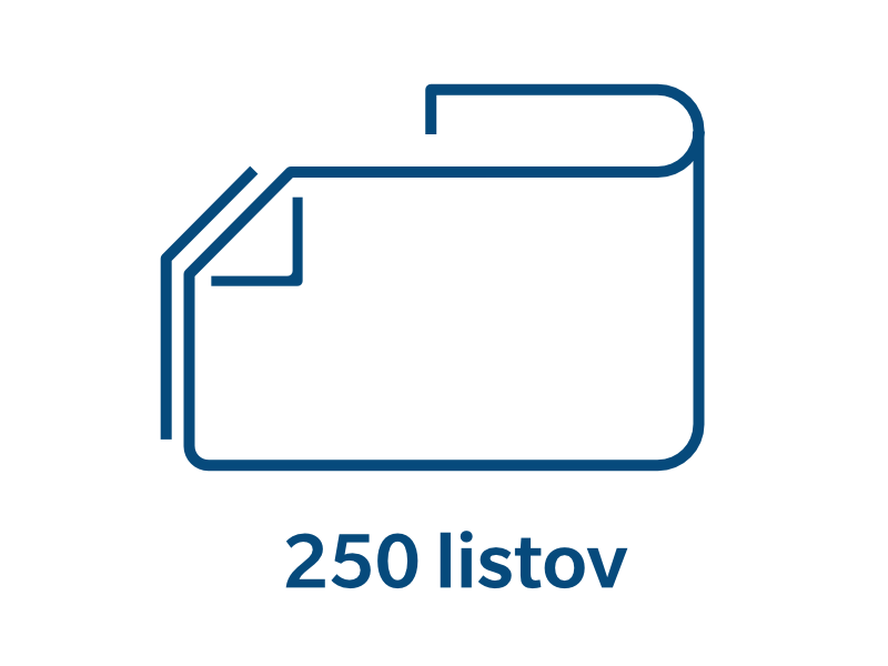 Bannerový papier biely 1200x297 mm 160g - 250 hárkov